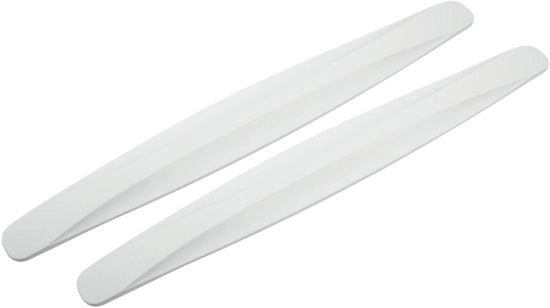 Strisce di protezione per paraurti 40cm - PVC Bianco - Protezione universale per paraurti - Resistente alle abrasioni - Impermeabile - Facile da installare