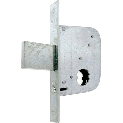 SERRATURA CANCELLO INFILARE 071454 WELKA  B.Q ZINC F.MM 22 F.TONDO M2 E.MM 45 C.MM 68