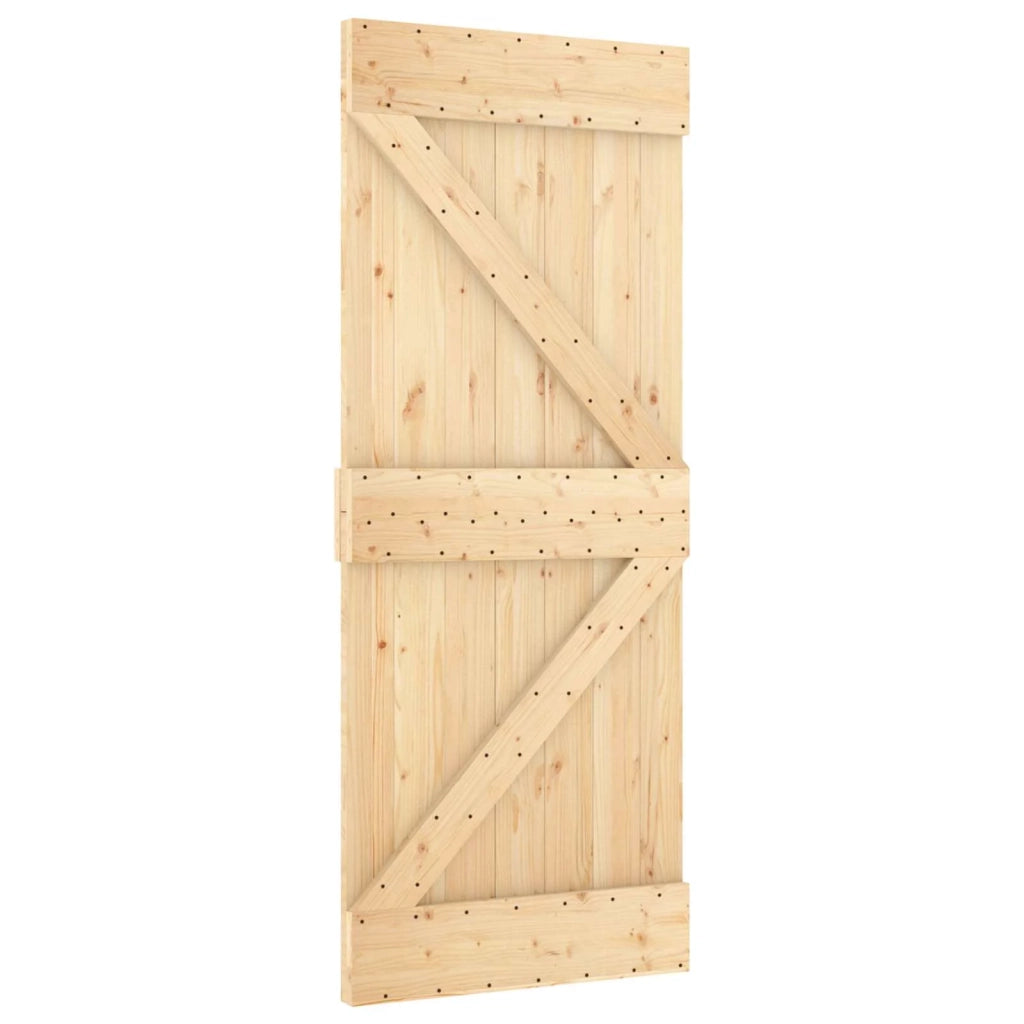 Porta NARVIK Naturale 85 x 210 cm Legno di pino solido 42047080