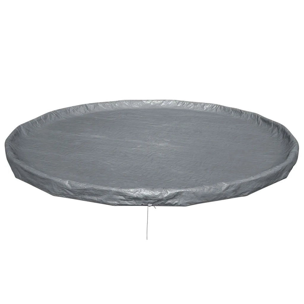 Bestway Copertura per piscina Ø6,71 m Rotondo Poliestere Grigio 42035729
