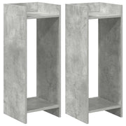 Supporto per piante | Sostegno per piante 2 pz Grigio Cemento 30 x 30 x 80 cm