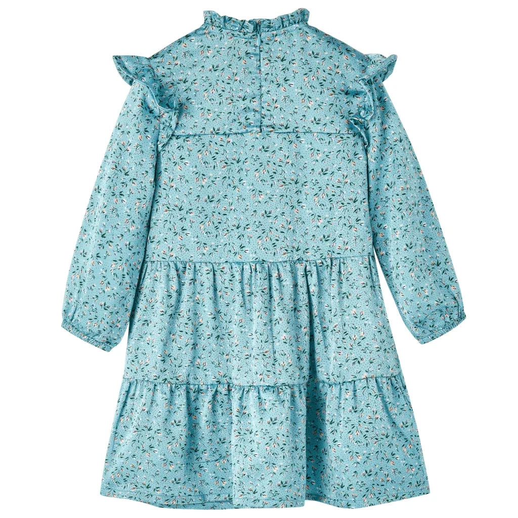 Abito da Bambina a Maniche Lunghe Blu 104 CFW6719546