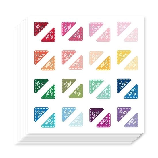 Piastrine per Planner 320 pezzi - Stickers autoadesivi - Produttività - Scrapbook - Decorazione - Tema Festa
