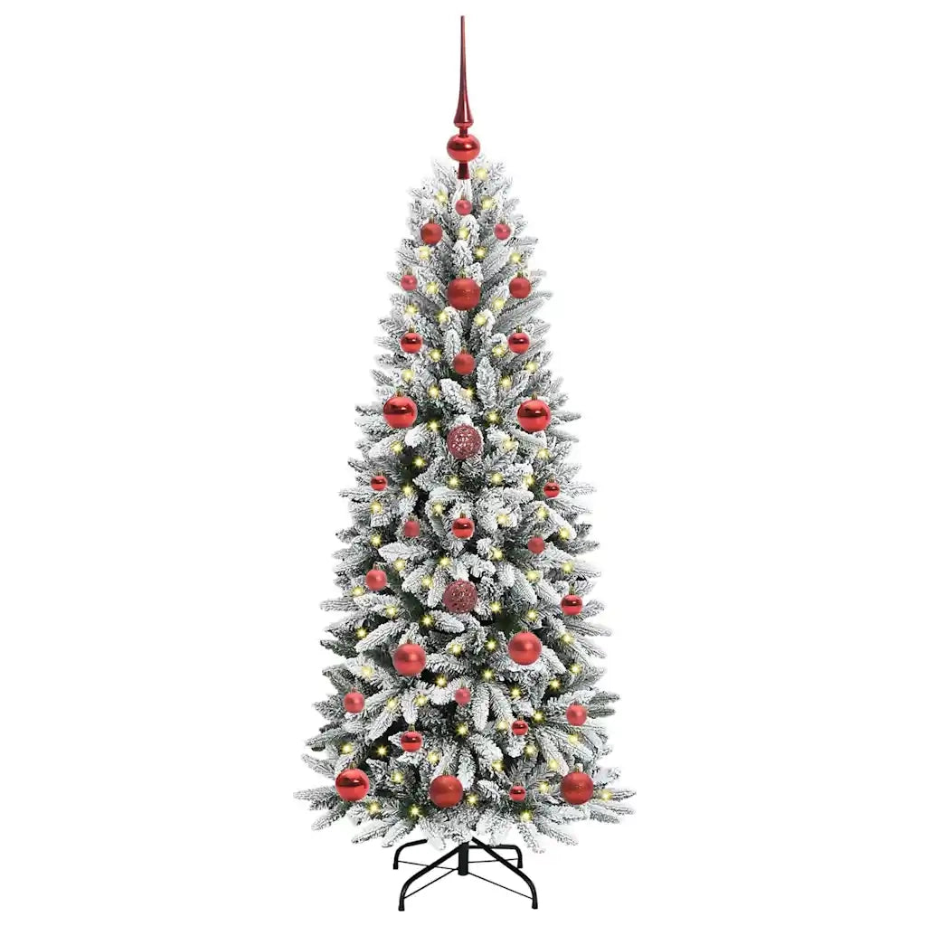 Albero di Natale artificiale con 150 LED Bianco 120 cm
