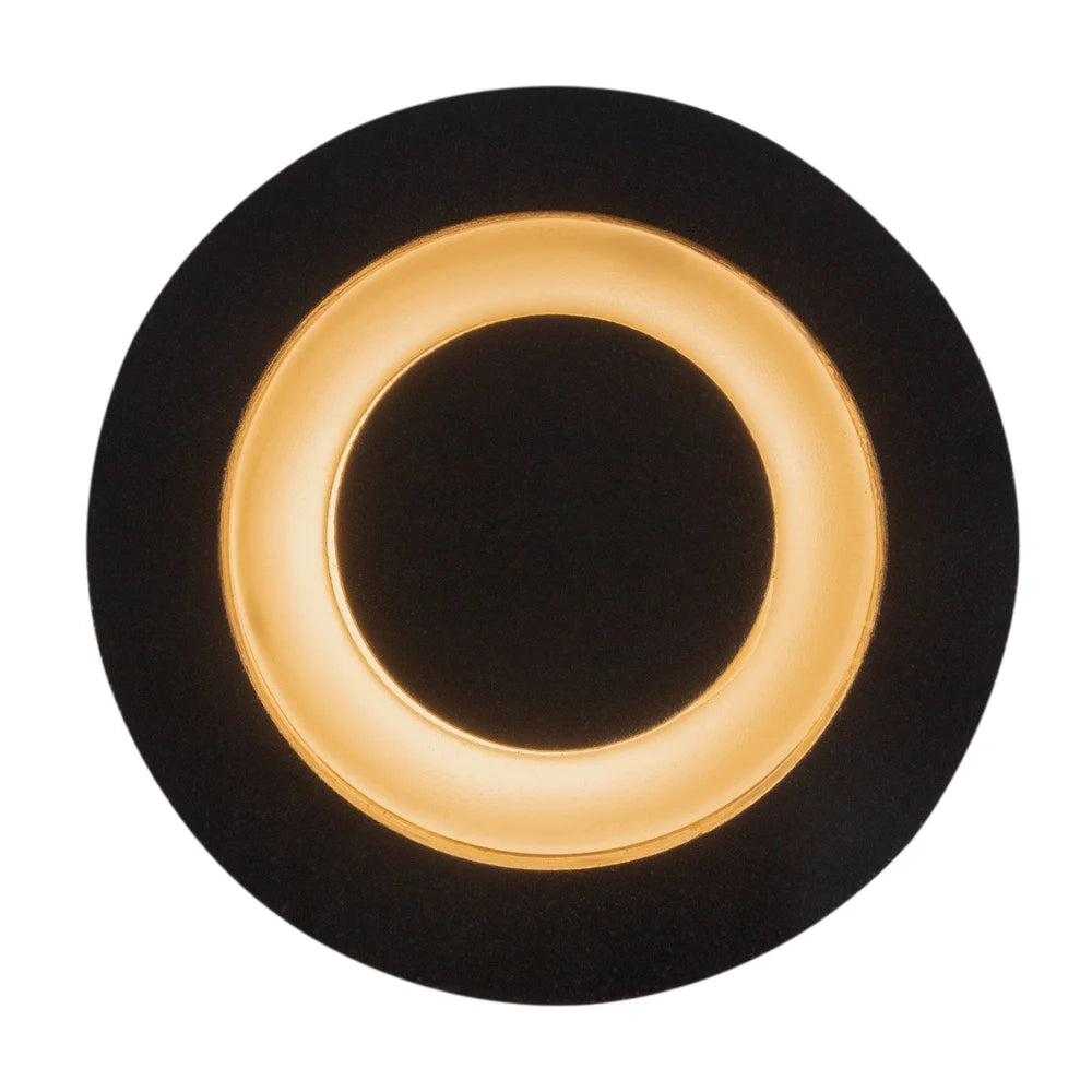 Segnapasso Da Esterno Moderno Limo Led Integrato 3W Alluminio Nero Ip65