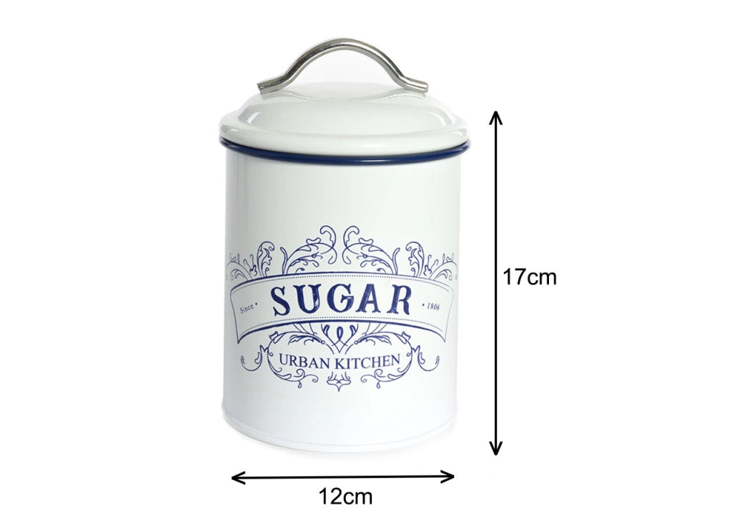 Barattolo Contenitore Ermetico Scatola Alimenti Cucina Con Coperchio Shabby - Barattolo - Zucchero