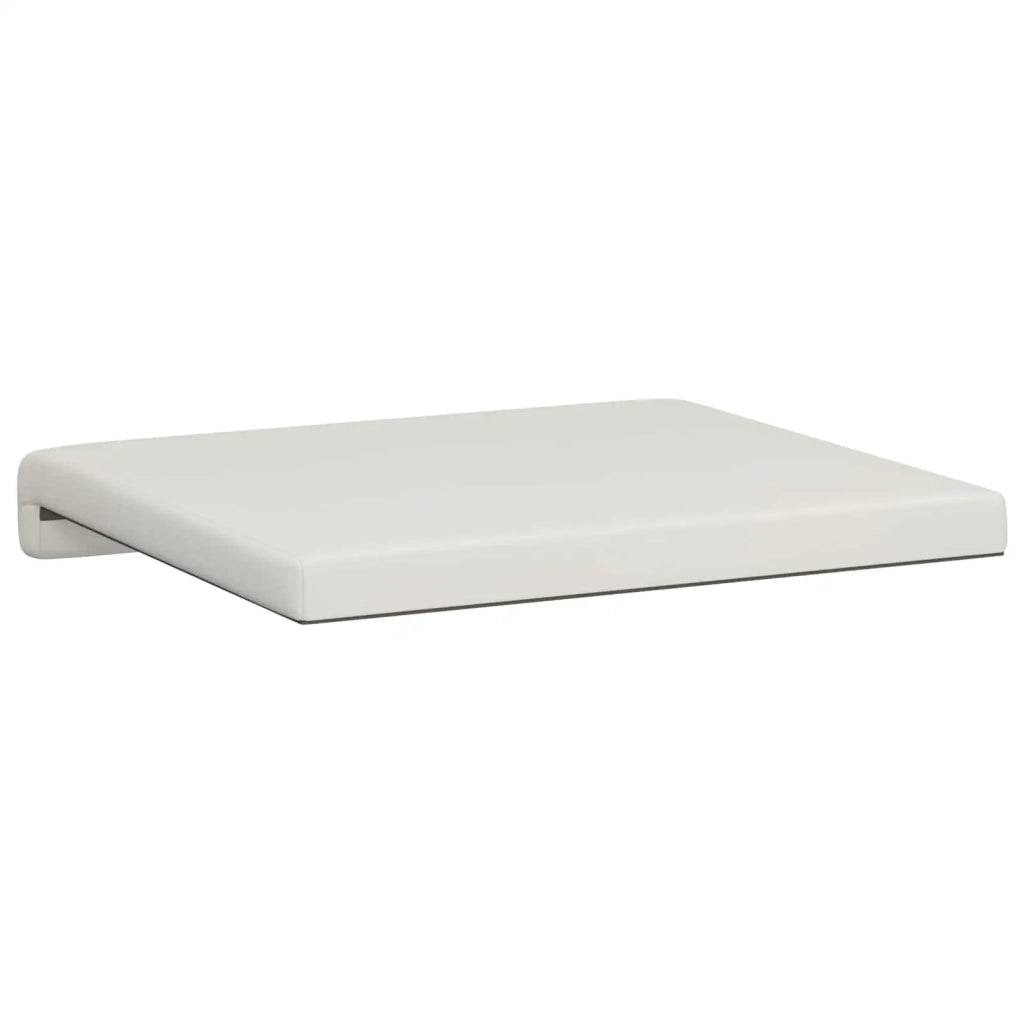 Cuscino per panchina 4 pcs Similpelle Bianco Profondità 35 cm 42043118