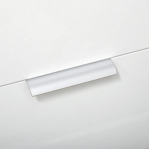 Mobile 2 Ante 1 Cassetto 70x35x92 cm in Truciolato Bianco