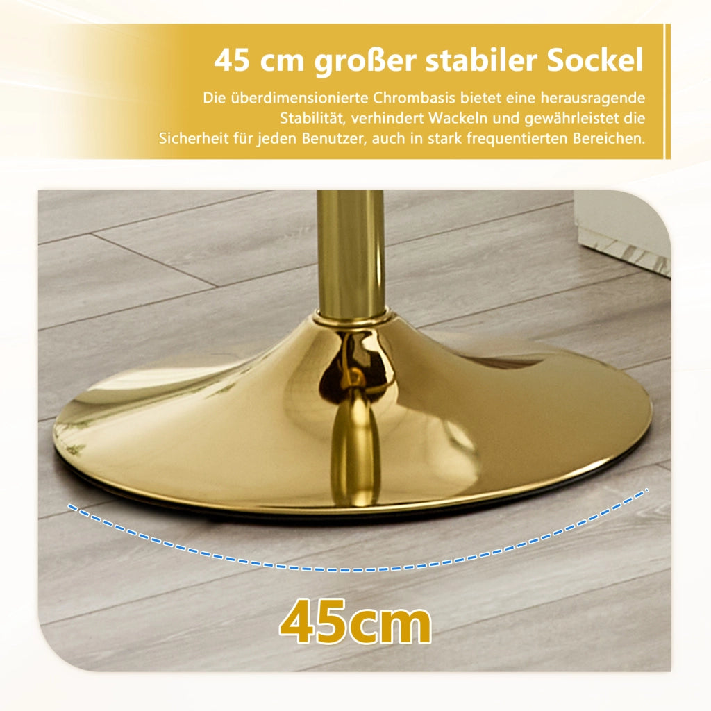 Sgabello da bar girevole 360° regolabile in altezza con poggiapiedi e schienale ergonomico in PU nero