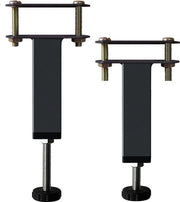 Struttura letto, piede di sostegno, gambe letto, piedi di sostegno per mobili, gambe di sostegno regolabili per letto, pieghevole, metallo, per letto, per struttura letto, 2 pezzi (25 cm-32 cm)