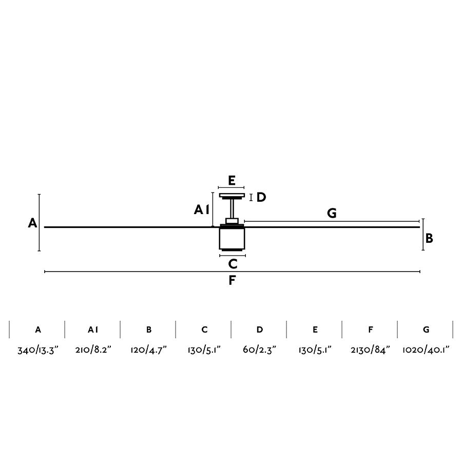 FARO Ventilatore da soffitto con luce motore DC 6 velocita telecomando funzione inversa per soffitti inclinati per ambienti fino a 39 m² Bianco Acciaio FARO-33494