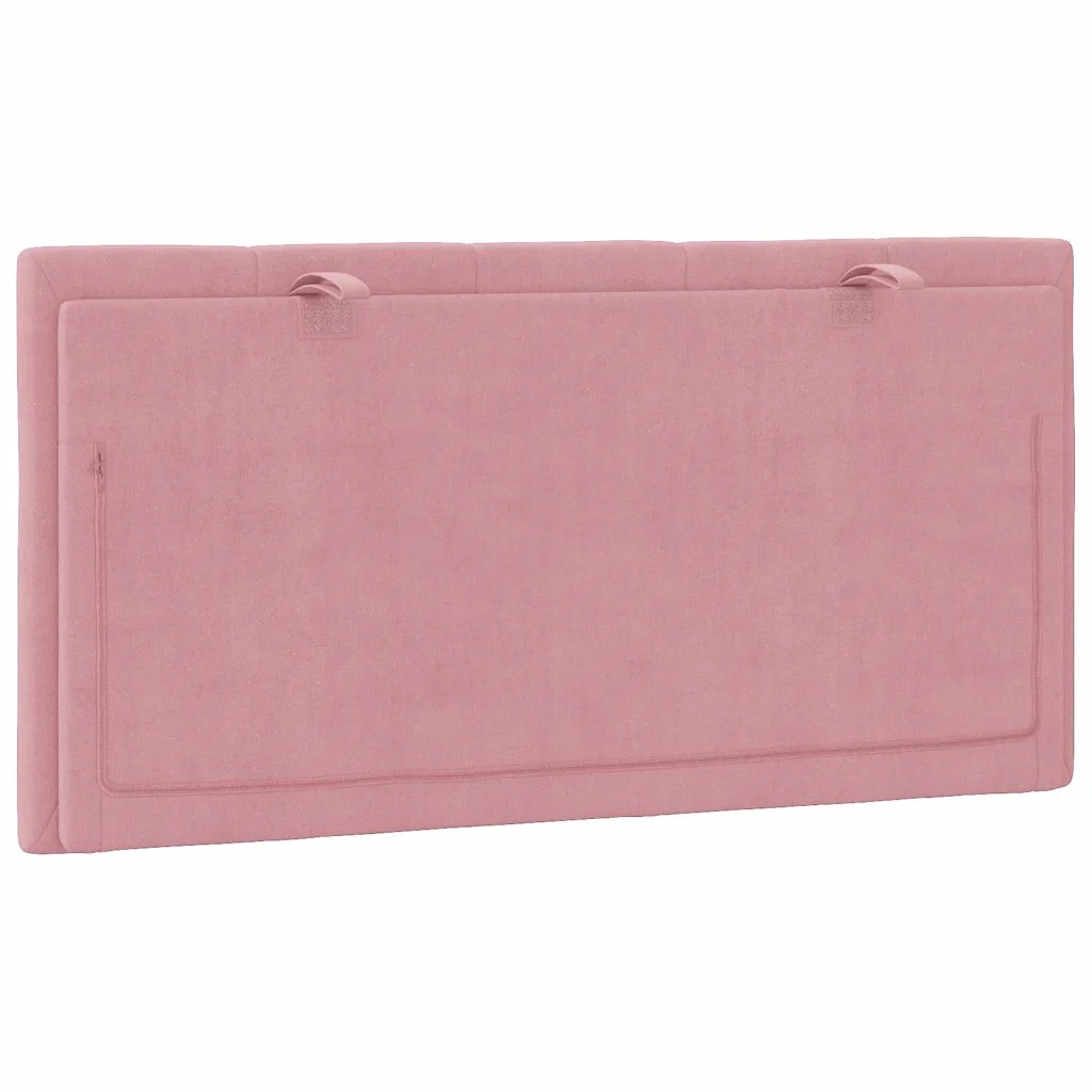 Cuscino Testiera Hanko Rosa 100 cm in Velluto CFW6686693