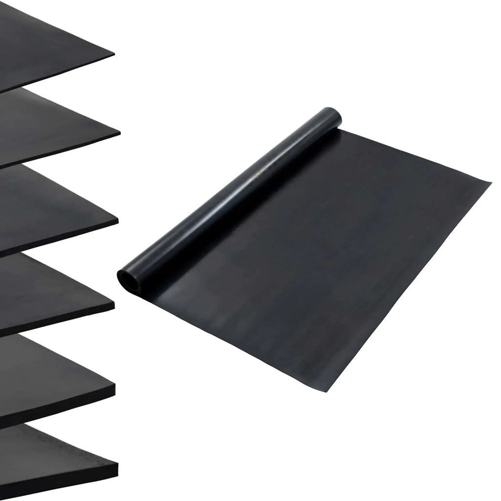 Tappeto per pavimento Nero 1,2 x 2 m Gomma