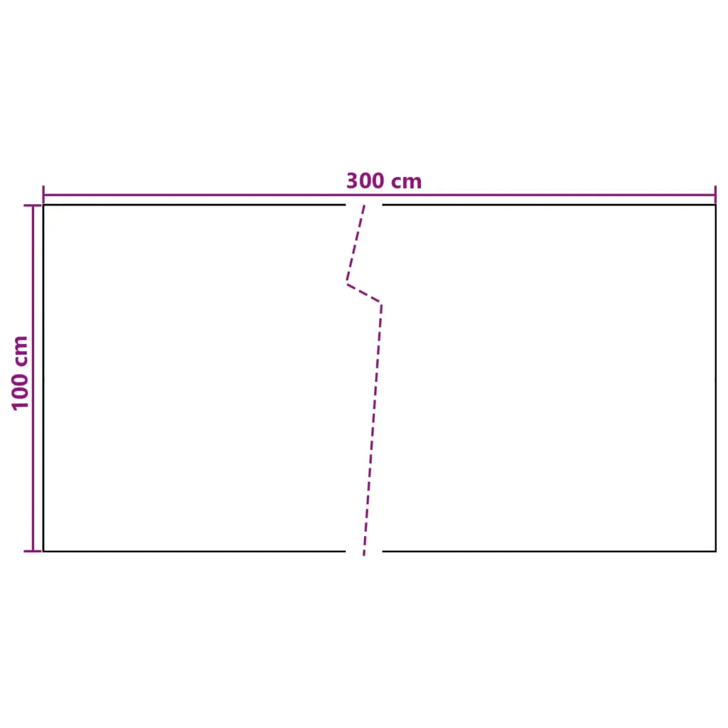 Schermo da balcone | Paravento da Balcone Grigio Scuro 300 x 100 cm polyrattan