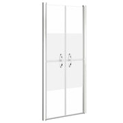 Porta doccia per bagno WC cabina doccia interno casa ESG 96x190 cm semi-satinato 02_0001996