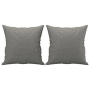 Cuscini Decorativi 2 pz Grigio Scuro 40x40 cm in Tessuto CFW1745502