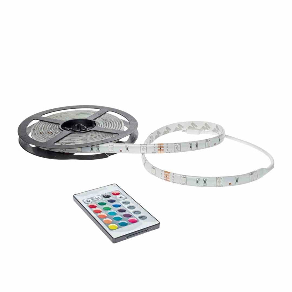 Kit striscia LED RGB IP65 telecomando 5m Eko-Light EKZ2291