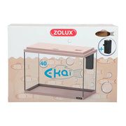 Zolux Ekai 40 24L - acquario cm40x20x28h completo di filtro interno Colore: Rosa