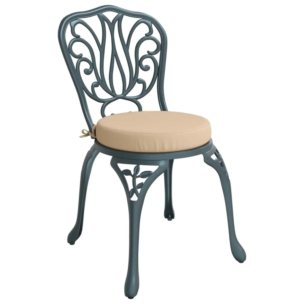 Cuscini per Sedia in 4 Pezzi SOEST 4 pz 100% Poliestere Crema 946336