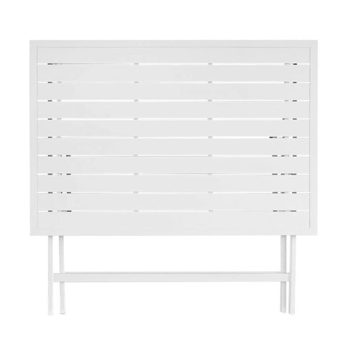 Tavolo da esterno pieghevole DIONISO, in alluminio, 100x70 cm - Tavolo Da Esterno Pieghevole Dioniso, In Alluminio, 100x70 Cm Colore Antracite