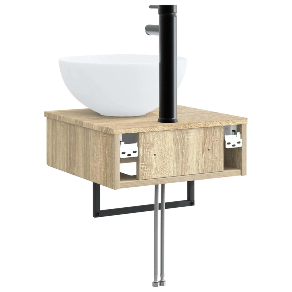 Lavabo da Parete Rovere Sonoma 40 x 41 x 40,5 cm CFW1535537