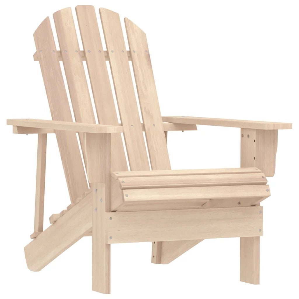 Sedia da Giardino Adirondack con Tavolino in Legno Abete cod mxl 40556