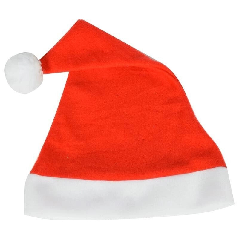 MAURY'S CAPPELLO BABBO NATALE SEMPLICE 38CM 10 PZ