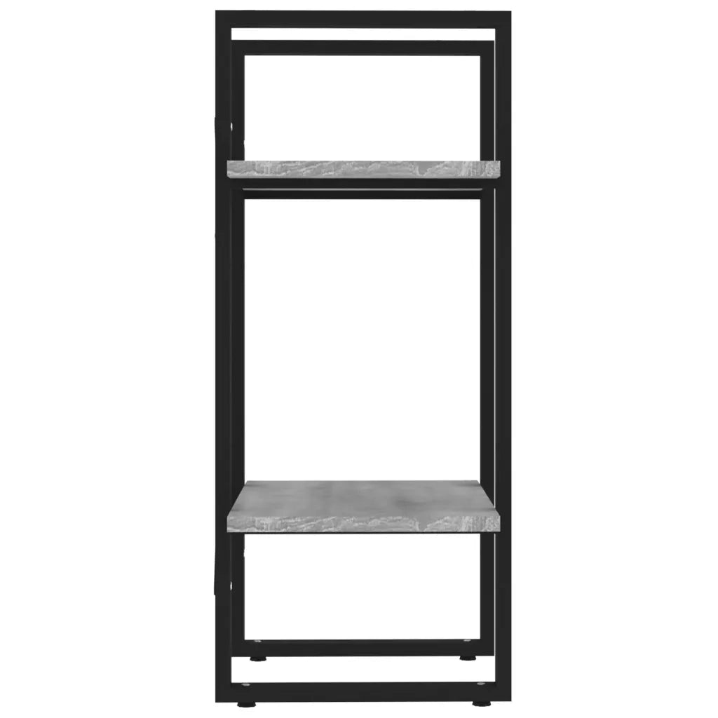 Libreria a 2 Ripiani Grigio Sonoma 40x30x70cm Legno Multistrato