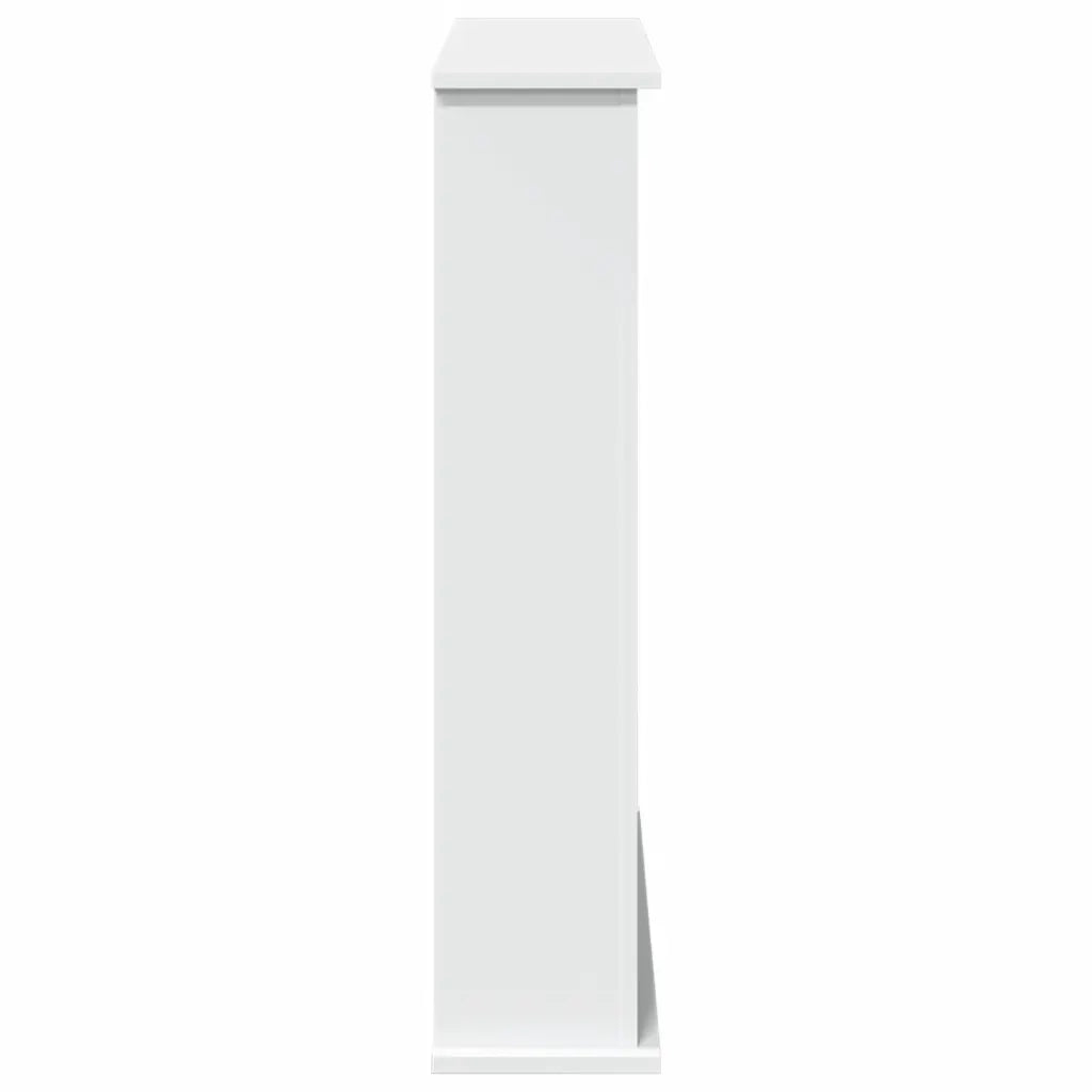 Cornice per Camino Bianca 75x20x87,5 cm in Truciolato CFW7129086