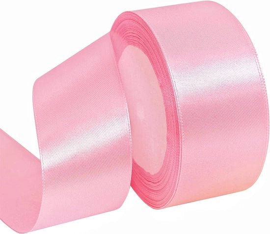 Cadeaulint Satinato Lint Bambino Rosa 40mm 22 Metri - Decorazioni Linti di Seta e Satin - Autolint - Linti di Seta e Satin per Festa di Matrimonio Festa di Compleanno Festa di San Valentino Party