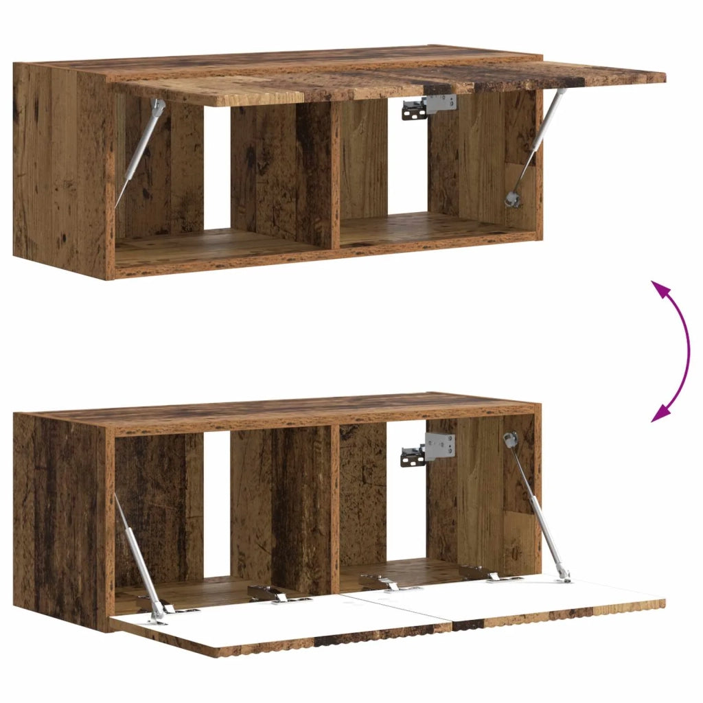 Set mobile TV 6 pcs Legno vecchio Legno multistrato