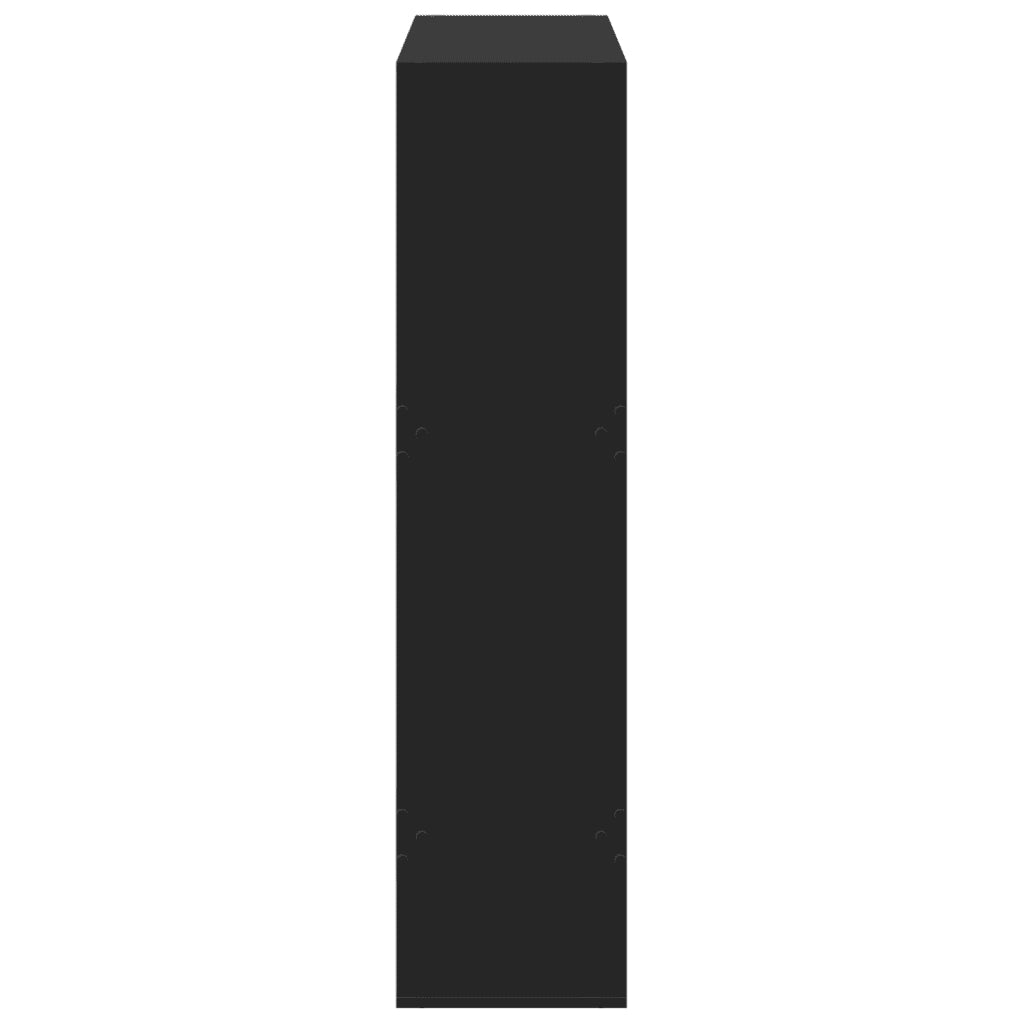 Libreria Nera 100x33x135 cm in Legno Multistrato 3309385