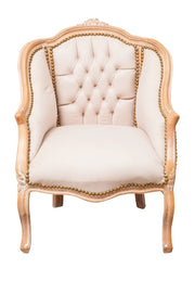 Biscottini Poltrona stile francese Luigi XVI in legno massello di faggio XVI, faggio,