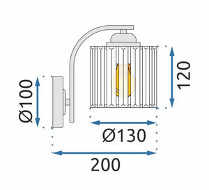 Lampada Da Parete APP512-1W