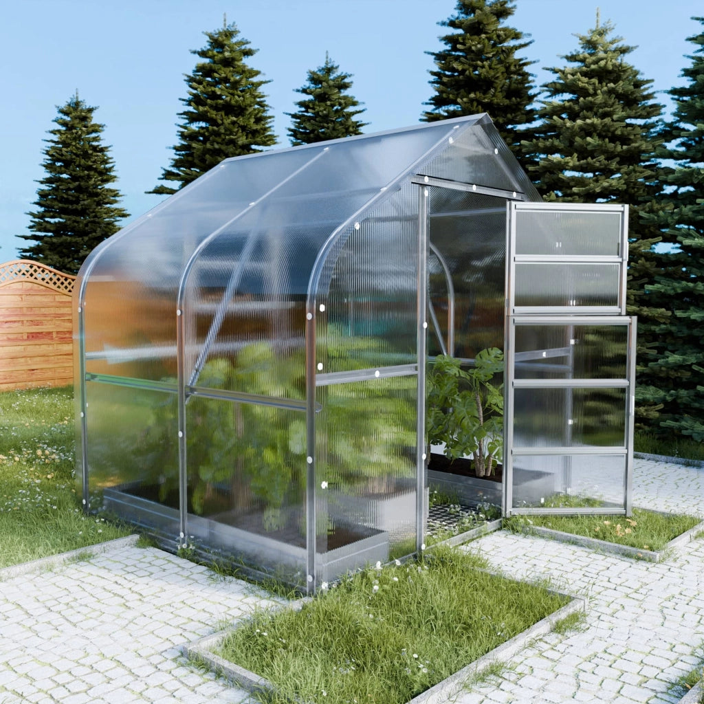 Serra da giardino KLASIKA*DROP 5m2, 2,5m x 2m, 4 mm con rivestimento in policarbonato