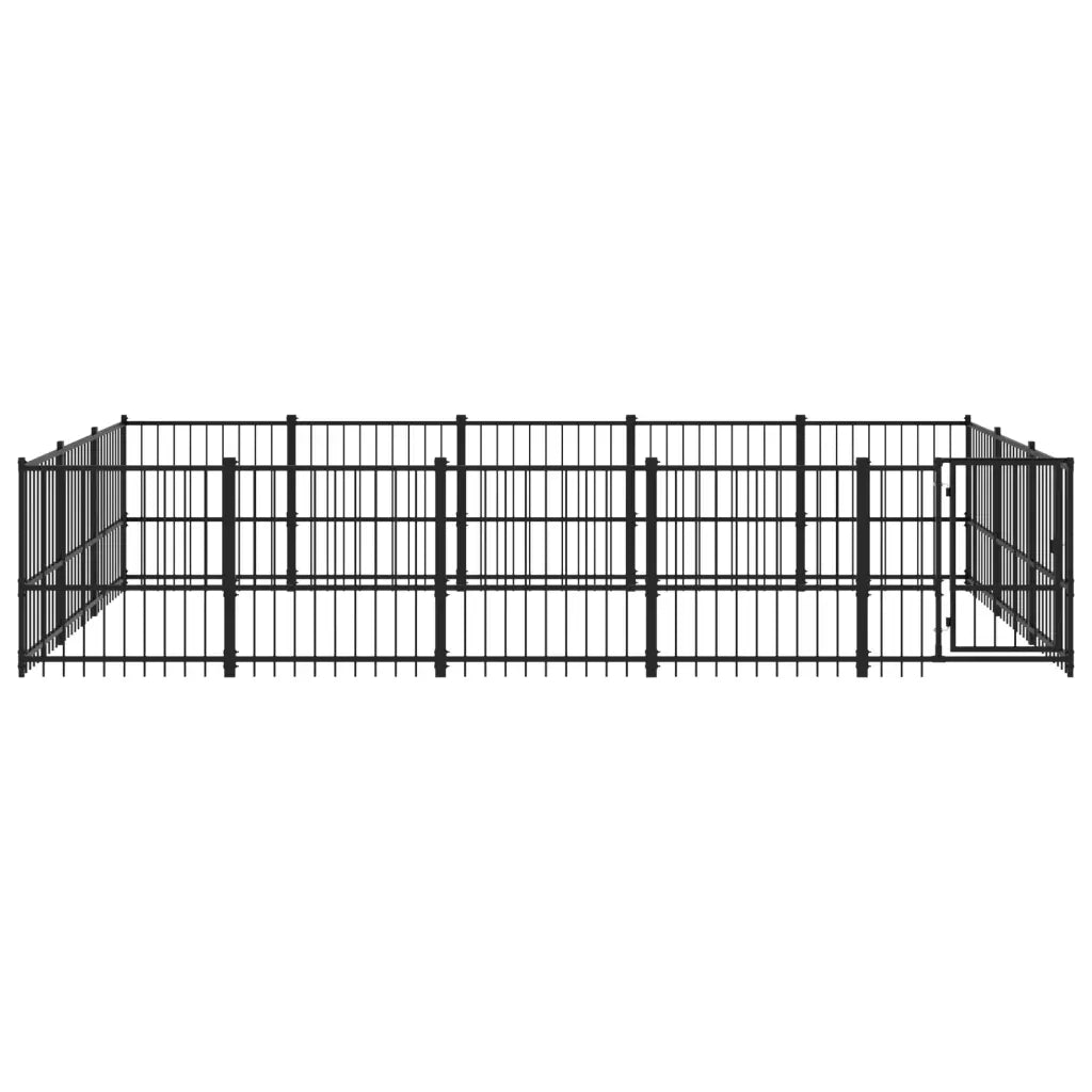 Gabbia per Cani da Esterno in Acciaio 14,11 m² 3124618