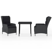 Set da pranzo da giardino per esterni 3 pezzi mobili grigio scuro 02_0013630