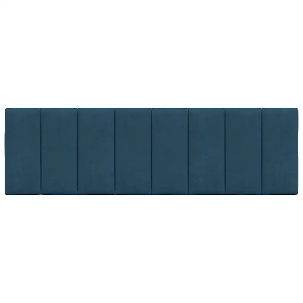 Cuscino Testiera Hanko Blu 160 cm in Velluto CFW7962959