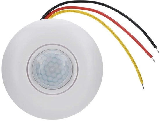 Sensore di Movimento 12V - Rilevamento 360 Gradi - Efficace nell'Energia - Adatto per Corridori e Bagni - Interruttore di Luce Automatico - Incorpora Tecnologia...