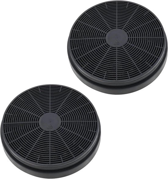 Filtro di Ventilazione a Carbone di Carbonio Allecto Plus - 2 Pezzi - Adatto per Afzuigkappen Klarstein HJA2241 / HJA2300 / HJA2339 / HJA2906 / HJA2911