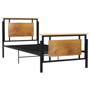 Letto singolo | Letto per adulti | Giroletto in Metallo 100x200 cm