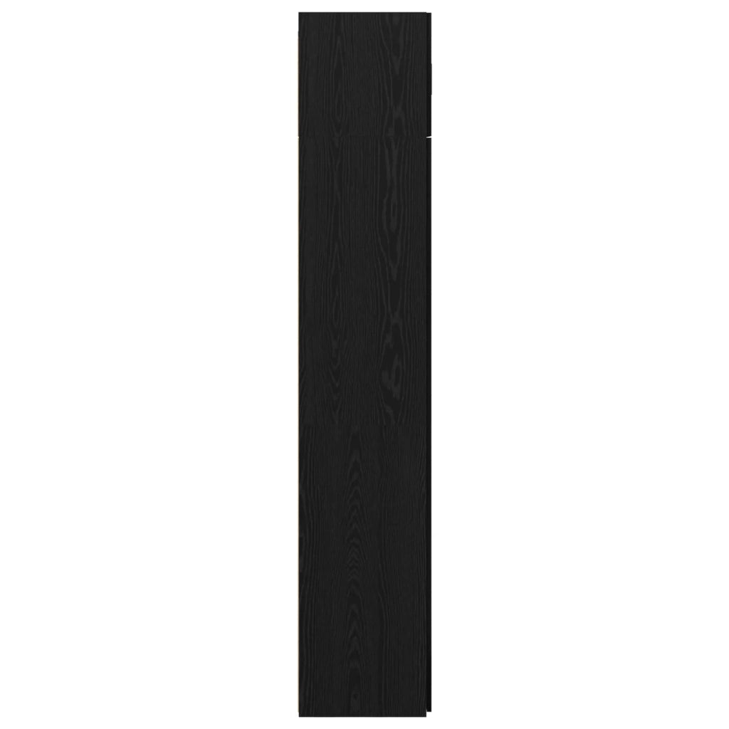 Armadio 3 pcs Rovere Nero 3394517