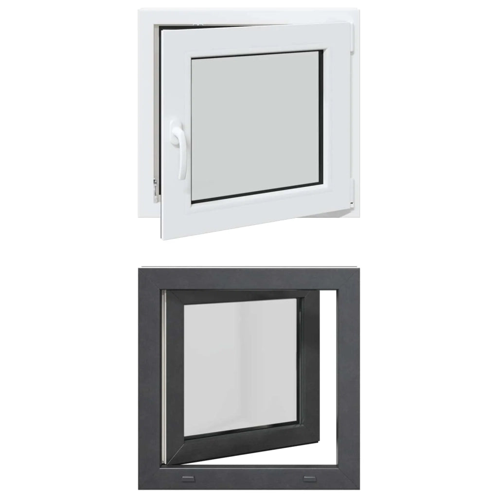 Finestra per Soffitta RISOR 60 x 60 cm PVC e Vetro Antracite CFW5825483