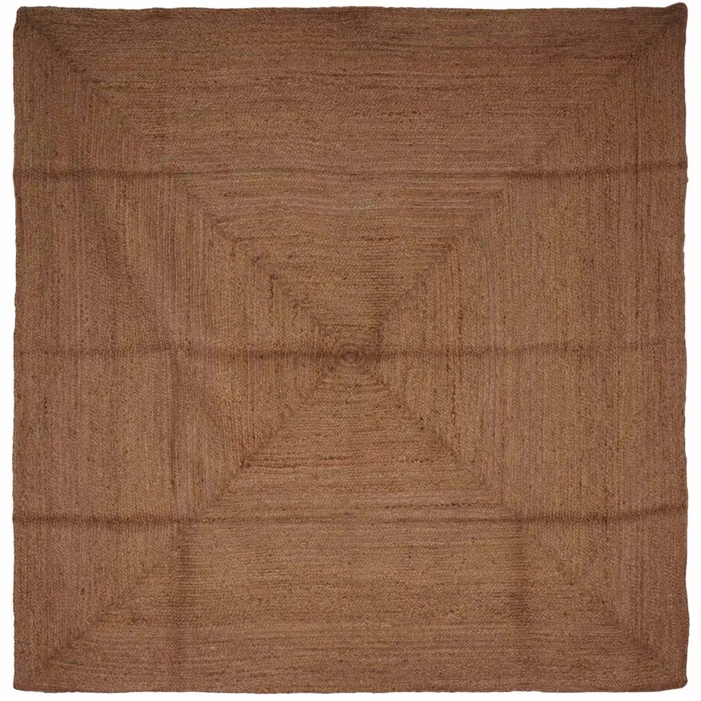 Tappeto da Area Grigio 200 x 200 cm Juta 42010419