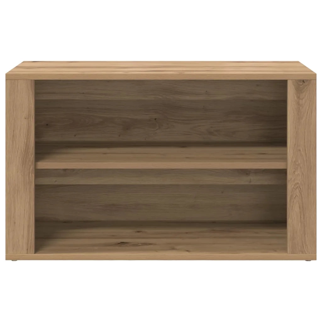 Scarpiera rovere artigianale 75 x 35 x 45 cm Legno multistrato