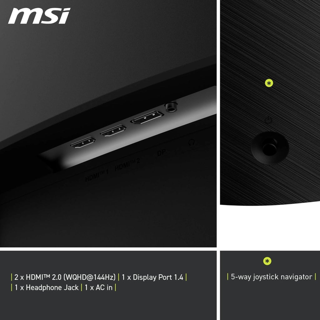 Ecran PC gaming MSI MAG 32CQ6F 32" Incurvé 180 Hz WQHD