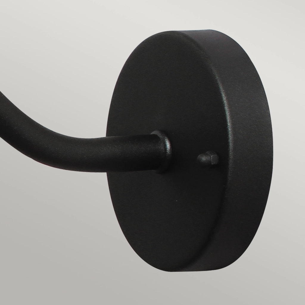 Applique da parete esterna nera E27 60W Klampenborg Elstead