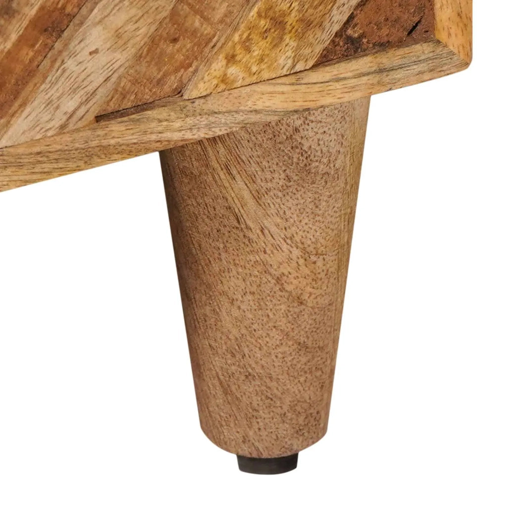 Comodino 2 pcs Marrone 50 x 33 x 60 cm Legno di mango massello 4018923