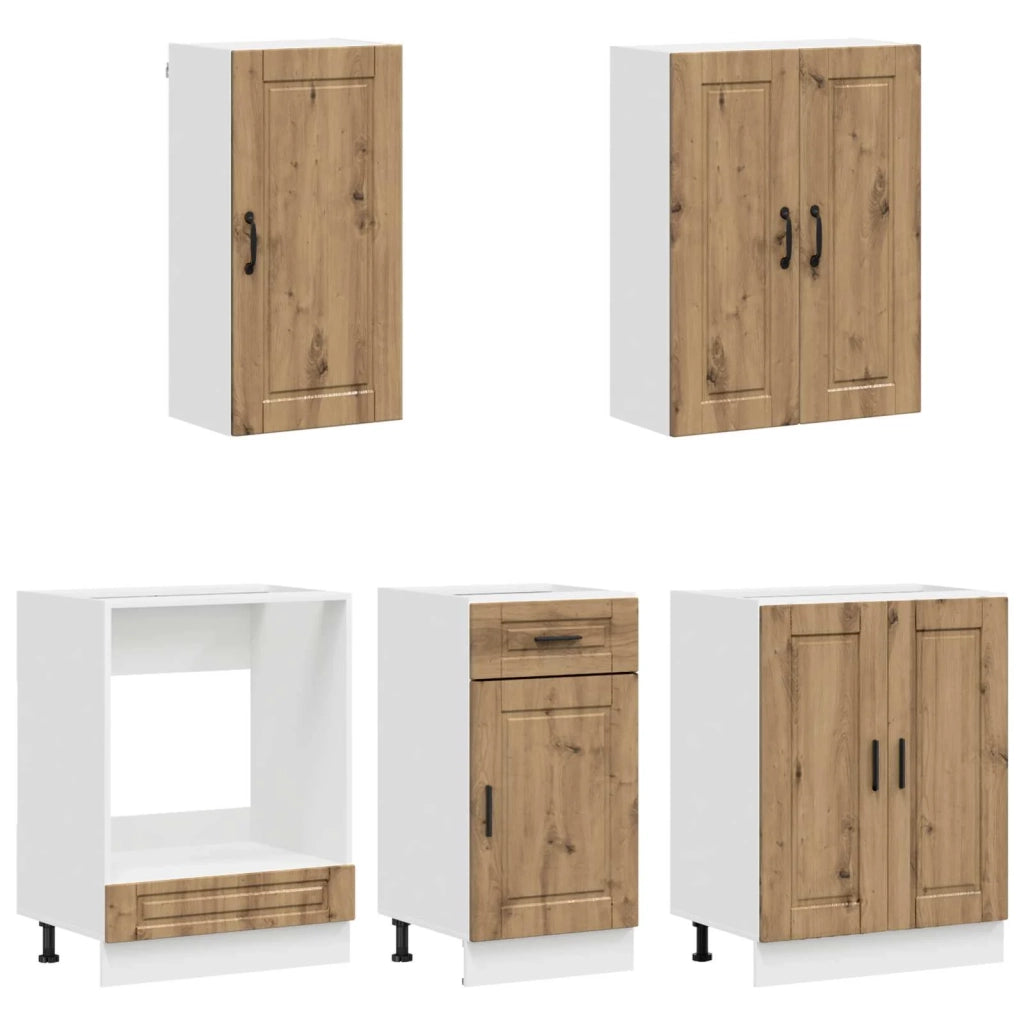 Unità Cucina PORTO 5 pcs Rovere Artigianale 3438284