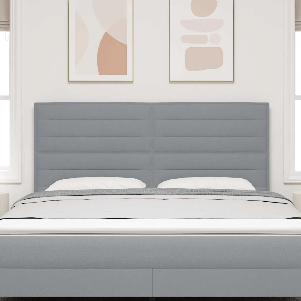 Testiera Grigio chiaro 180 cm Tessuto 3337698